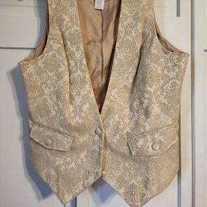 Cream Worthington vest size 8